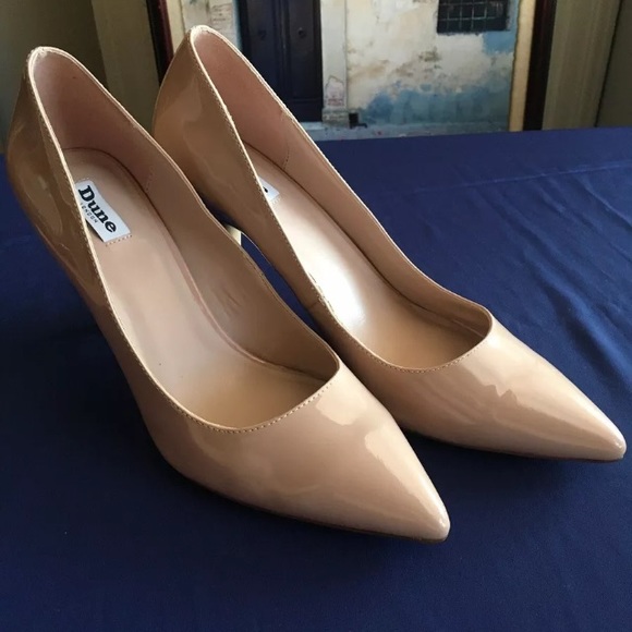 Dune London Rose Nude Beige Heel Pumps Stilettos - Picture 13 of 13